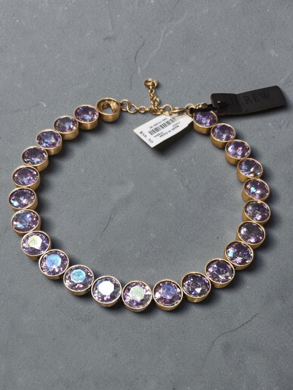 J.Crew Brûlée Purple Aurora Borealis Necklace